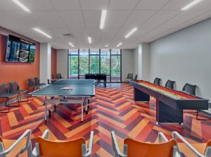 Game room at The Recovery Village Cherry Hill at Cooper